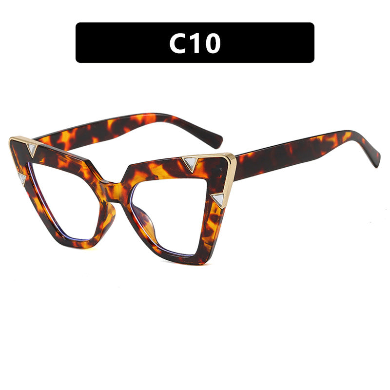 Damen Cat-Eye Sonnenbrille mit luxuriösem Motiv und schützendem UV-Filter Karnz