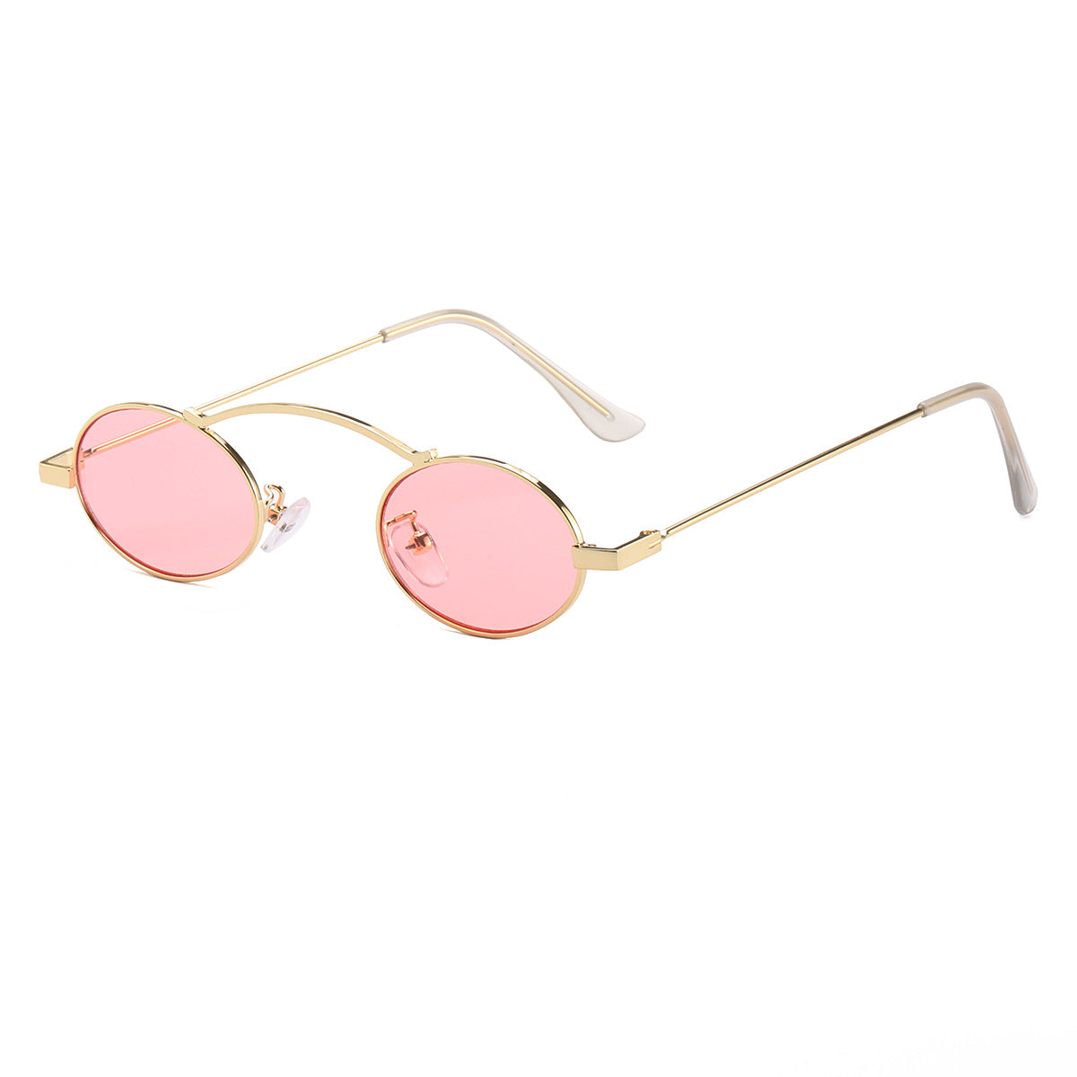 Damen modische Sonnenbrille mit einzigartigem kreisförmigen Rahmen und charaktervollen Gläsern Karnz