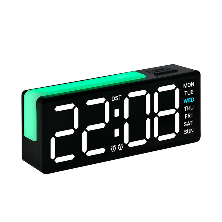Digitaler Led Wecker mit Integrierter Temperatur- und Wochentagsanzeige Karnz
