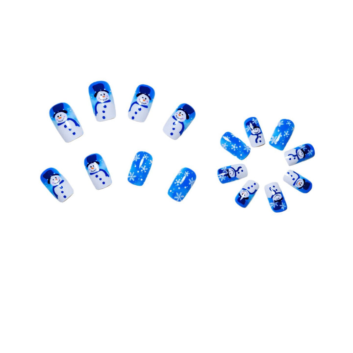 Festliche Winter-Themen Nail Art Karnz