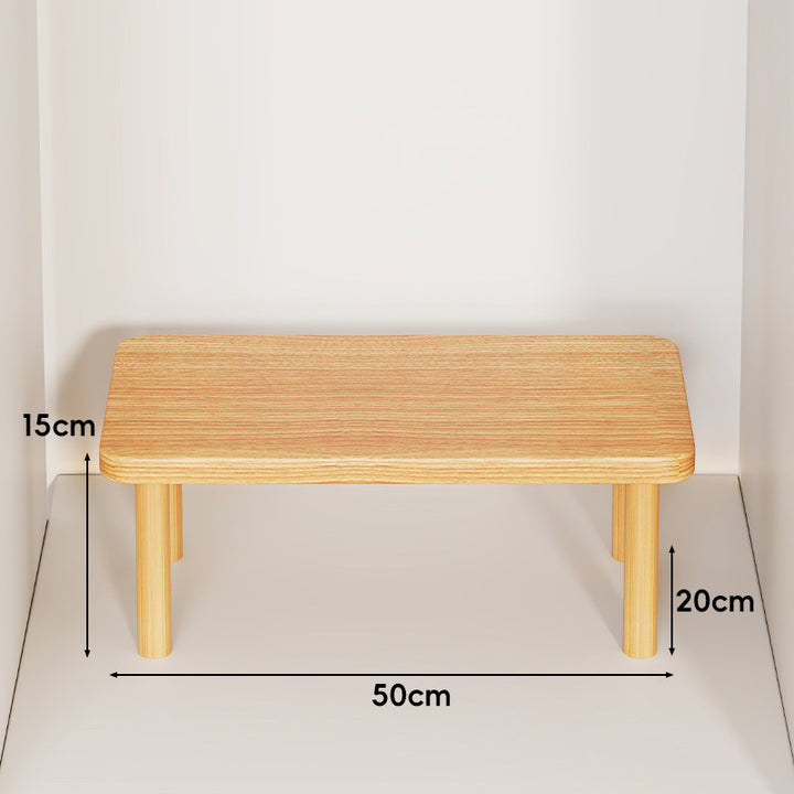 Verstellbarer Mehrhöhe Holz Monitorständer und Desktop Regal