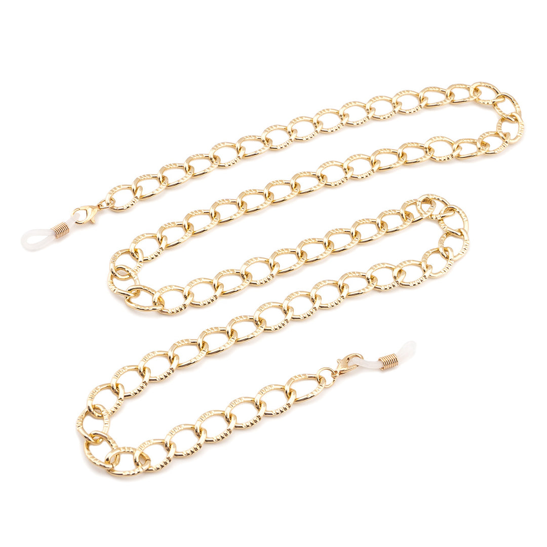 Chunky Metall Brillen Kette Karnz