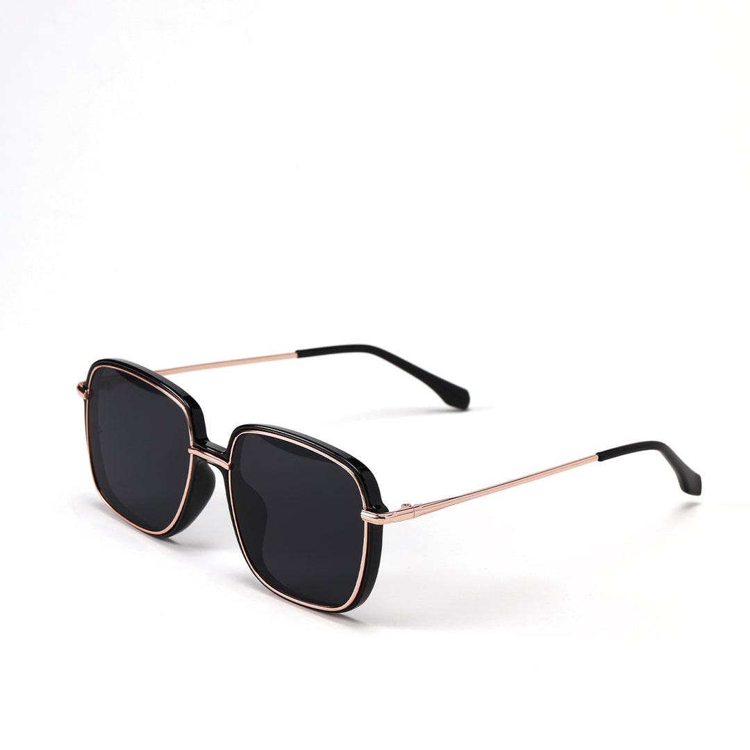 Damen quadratische Sonnenbrille mit hochwertigem Kunststoffrahmen und UV-Schutz Karnz