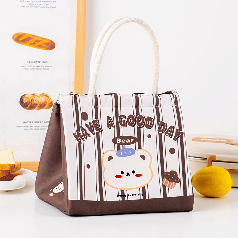 Isolierte Lunch-Tasche mit süßem Bären-Design