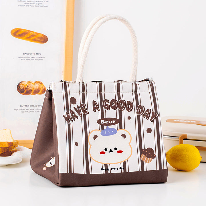 Isolierte Lunch-Tasche mit süßem Bären-Design