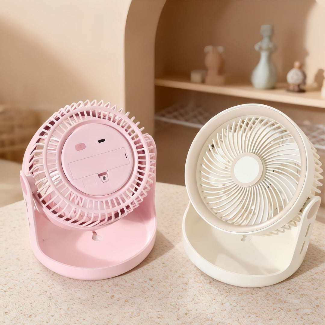 Damen Tragbarer Mini-Lüfter mit ergonomischem Design und USB-Ladefunktion Karnz