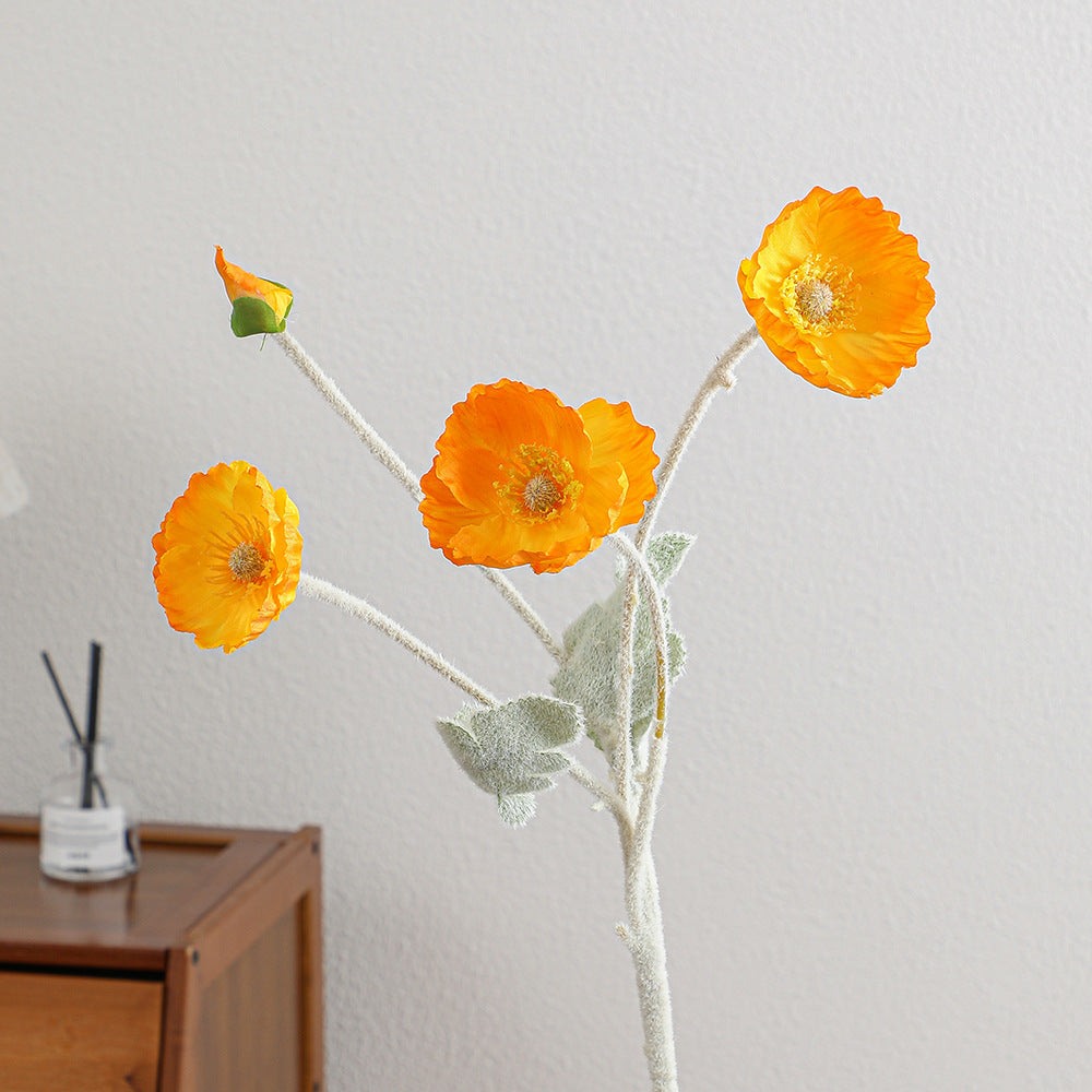 Dekorativer Kunst-Mohnblumenstrauß Karnz