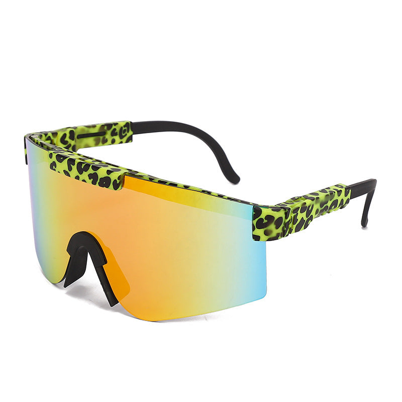 Damen Sportliche Statement-Sonnenbrille im modernen Design Karnz