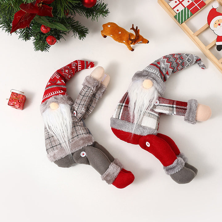Dekorativer Weihnachtsmann Vorhanghalter Karnz