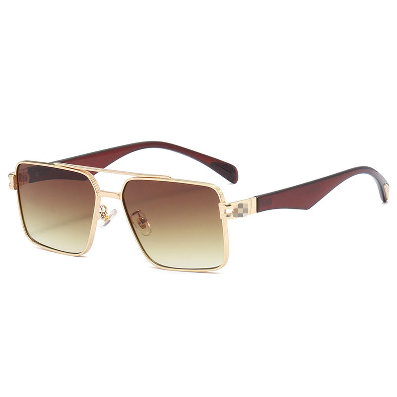 Damen Designer-Sonnenbrille mit extravagantem Metallrahmen Karnz