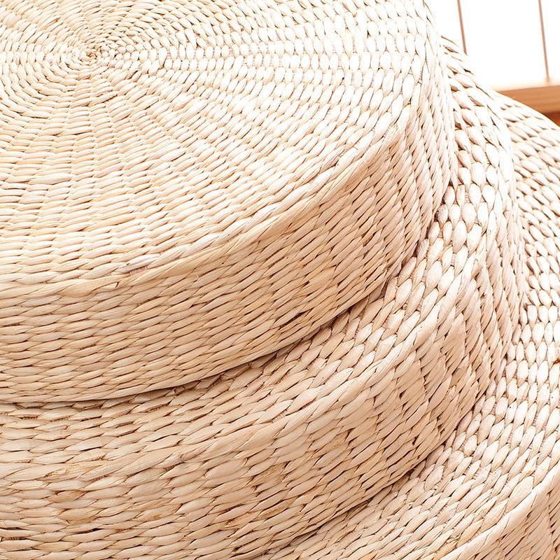 Handgewebter Pouf Im Boho-Stil Karnz