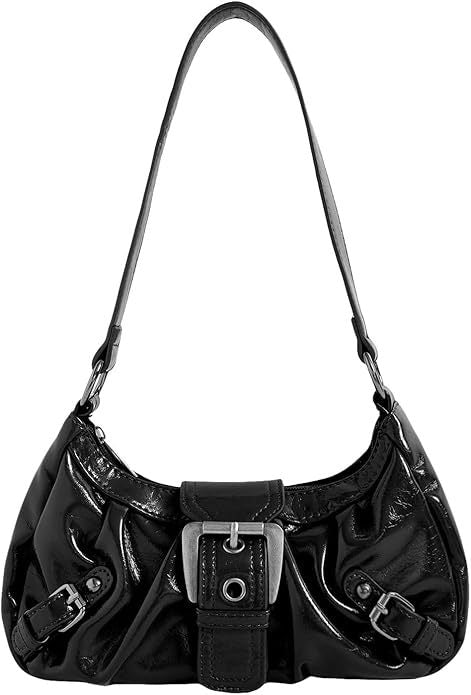 Schultertasche mit Trendigem Design und Dekorativem Schnallenverschluss Karnz