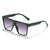 Damen quadratische Sonnenbrille im eleganten Design mit soften Gläsern Karnz