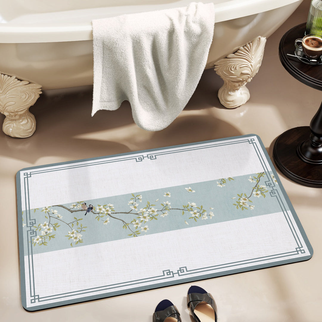 Elegante geometrische Badmatte Karnz