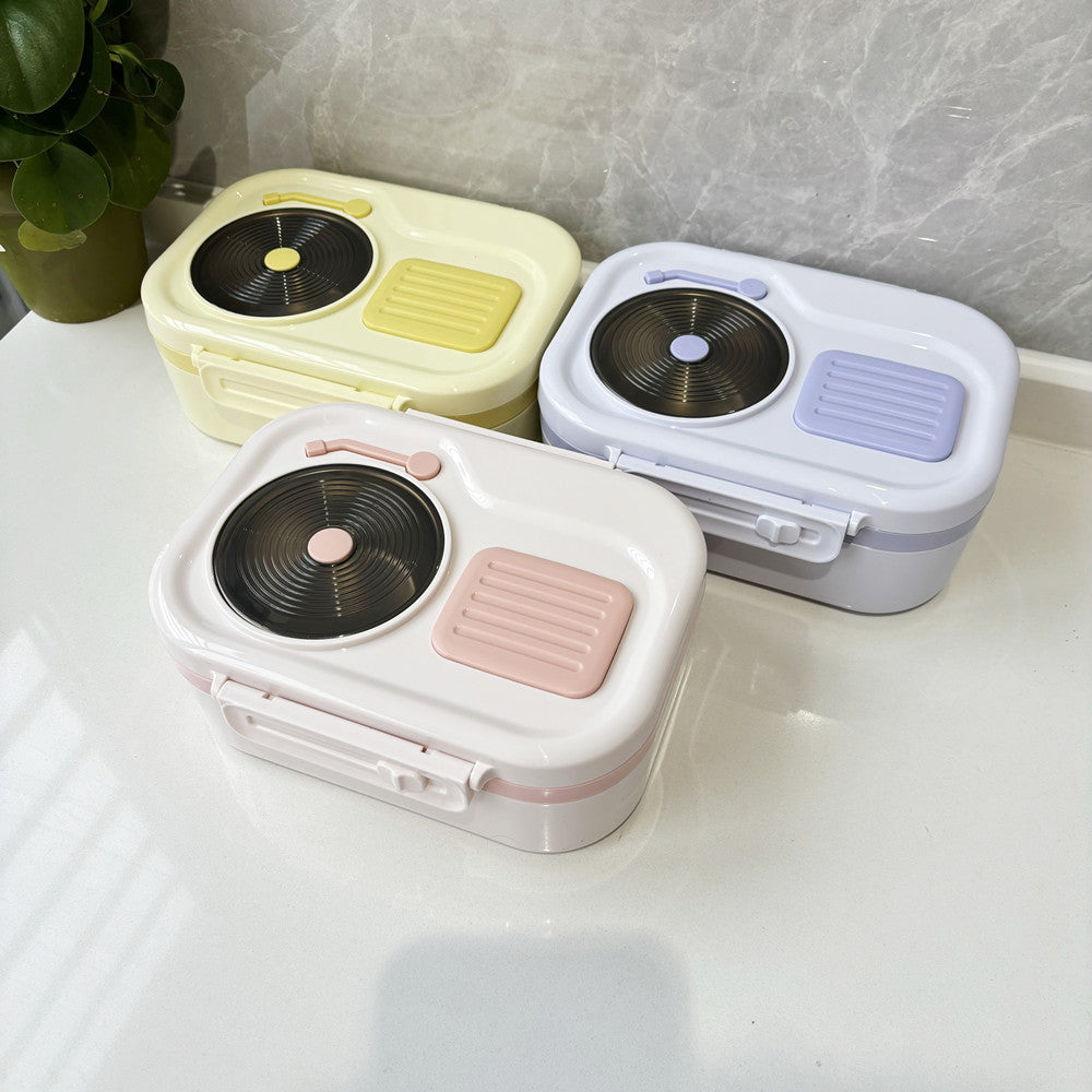 Retro Vinyl Record Brotdose