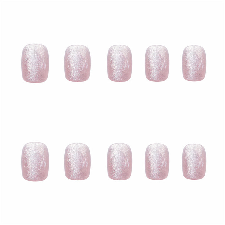 Elegantes Glitzerndes Press-On-Nagelset