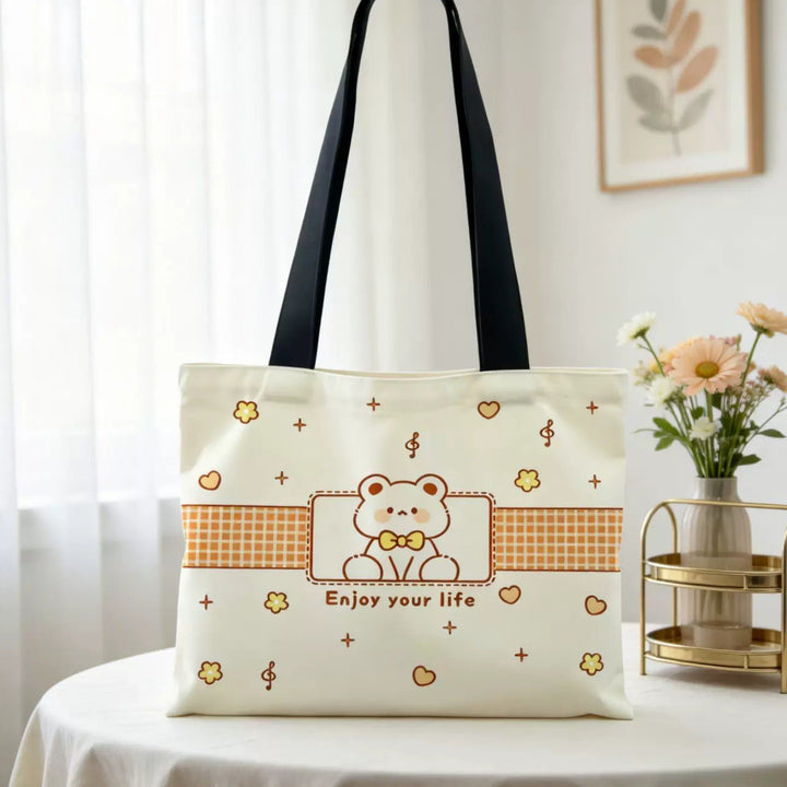 Süße hundethemen Canvas Tote Bag