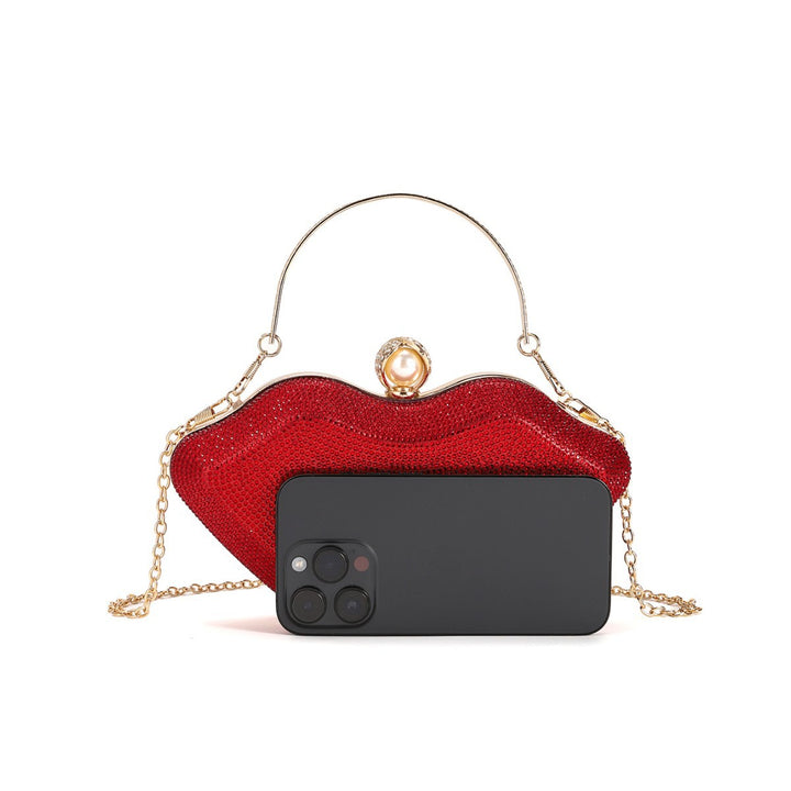 Elegante Perlen-Clutch