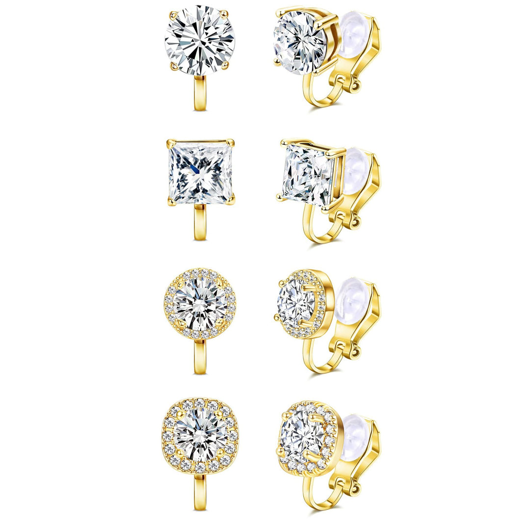 Luxuriöses Multi-Stone Ohr-Cuff-Set Karnz