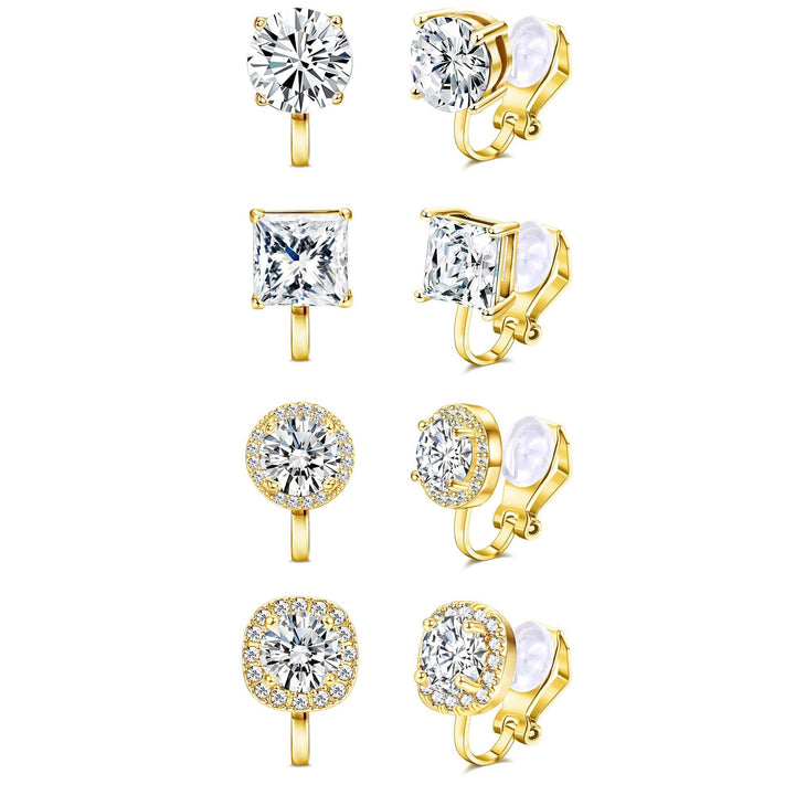 Luxuriöses Multi-Stone Ohr-Cuff-Set Karnz