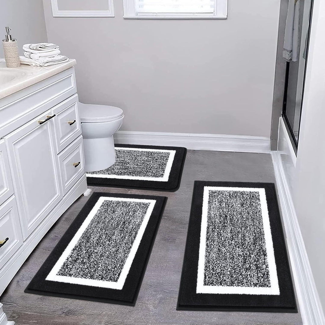 Luxuriöses Weiches Badezimmermatten-Set