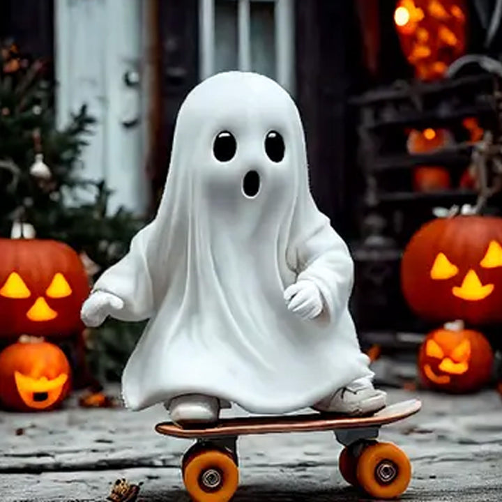 Dekorative Skateboard-Gespenst Figur Karnz
