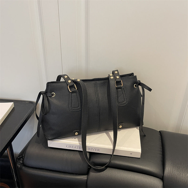 Texturierte Schulter Tasche