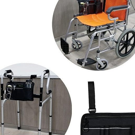 Unisex Aufbewahrungstasche für Rollstuhl mit multifunktionalen Fächern Karnz