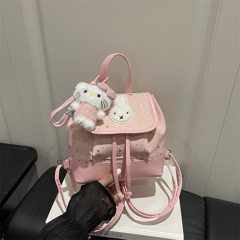 Niedlicher Hasen-Themen Mini-Rucksack