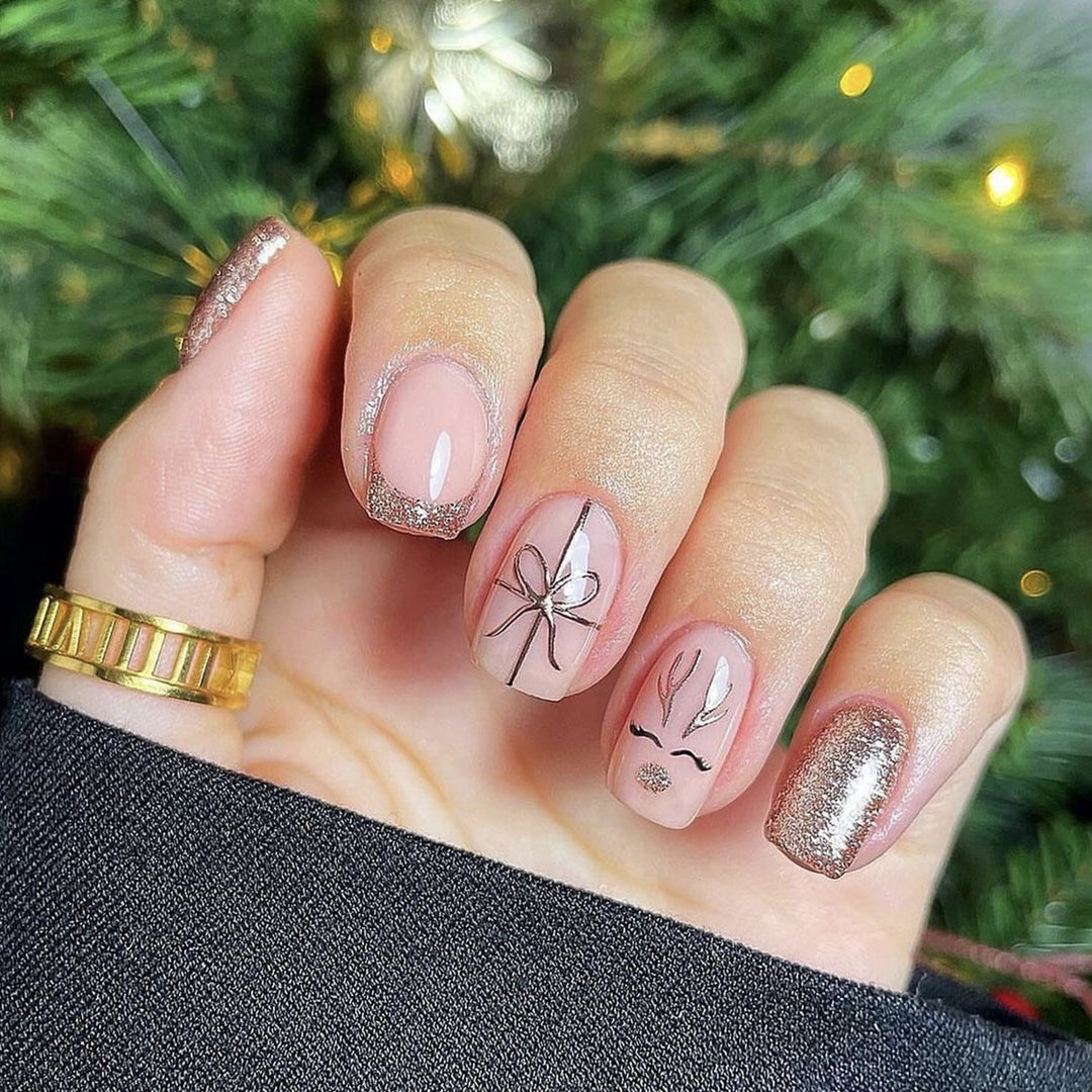 Festliches Urlaubs-Nagelkunstdesign Karnz