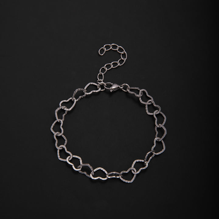 Vernetztes Metall-Gliederarmband Karnz