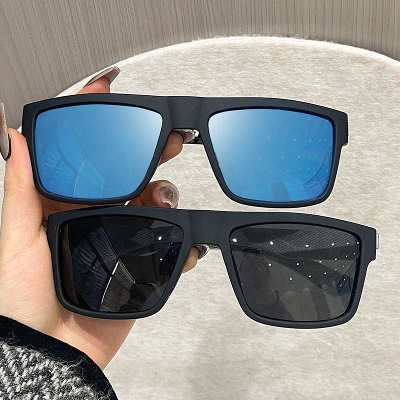 Damen modische Sonnenbrille im geometrischen Design Karnz