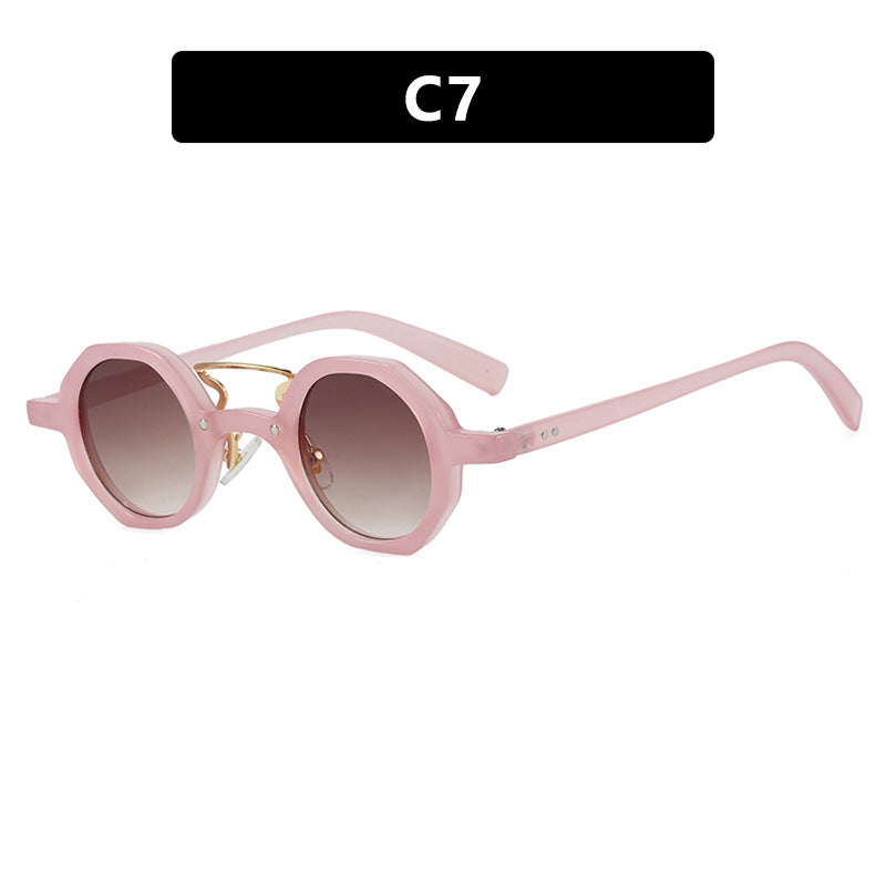 Damen stilvolle Sonnenbrille im einzigartigen achteckigen Design Karnz
