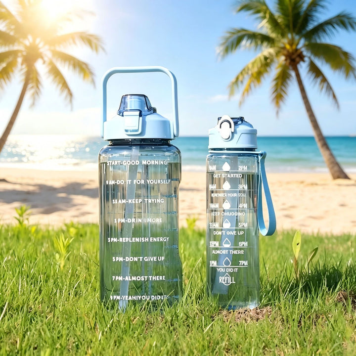 Damen Motivierende Wasserflasche Karnz