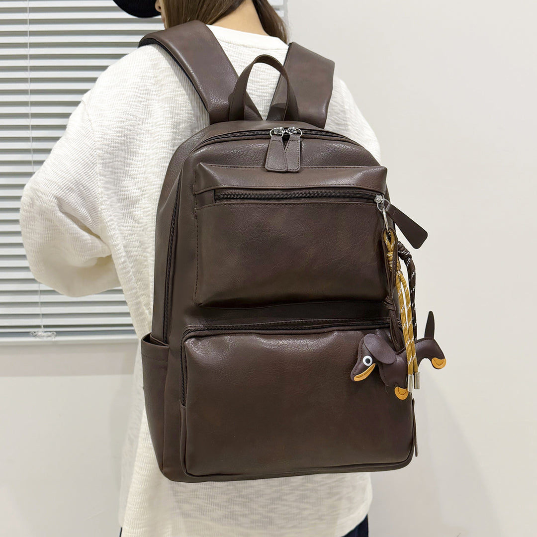 Moderner Leder-Rucksack Karnz