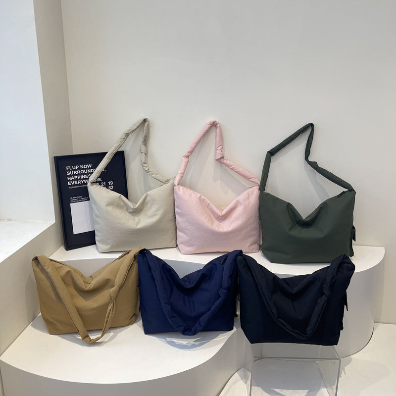 Knoten-Handgriff Canvas Tasche Karnz
