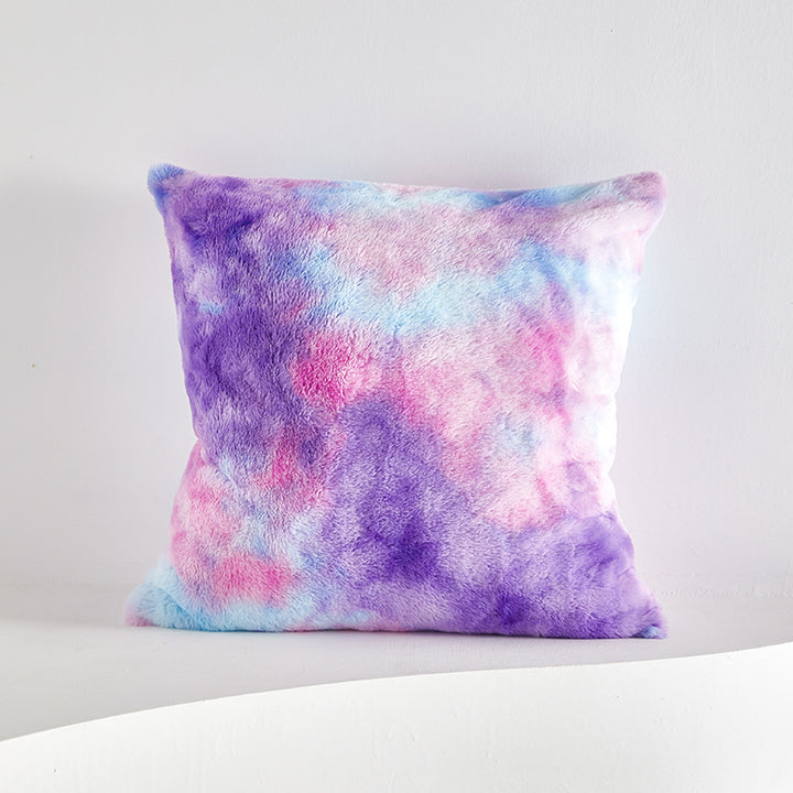 Plüsch Tie-Dye Dekokissen