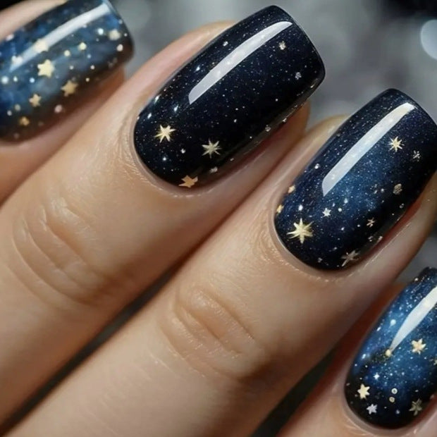 Himmlische Galaxie Nagelkunst Karnz