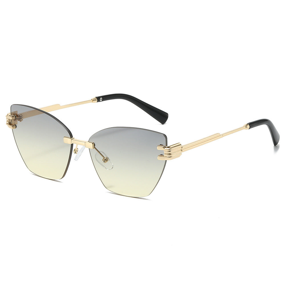 High-Fashion Gradient Shield Sonnenbrille Karnz