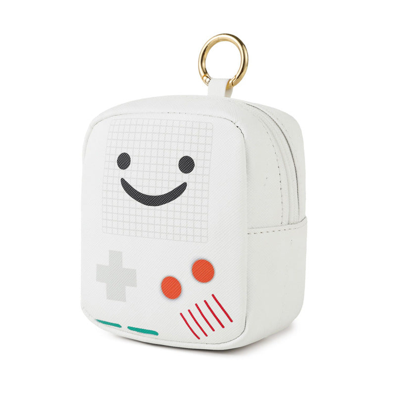 Kompakte illustrierte Reißverschluss-Kosmetiktasche