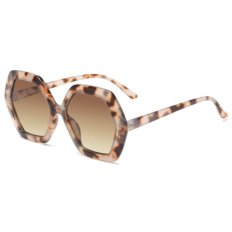 Damen geometrische Sonnenbrille mit modernem Design Karnz