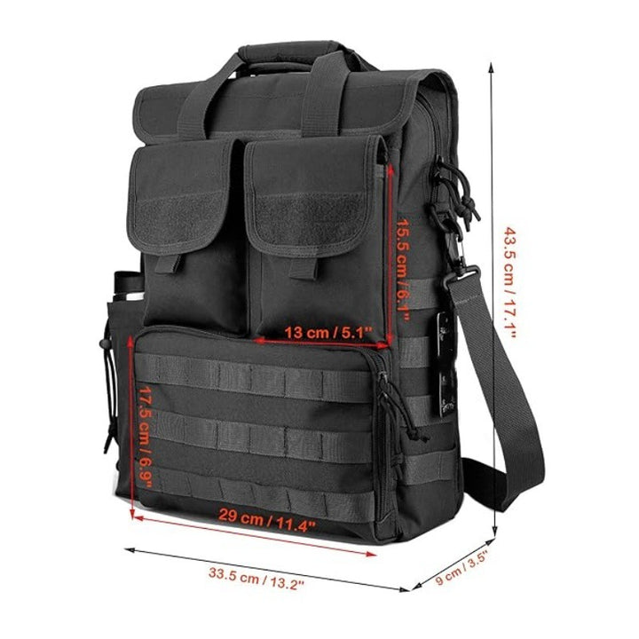 Taktischer Schulterrucksack mit Mehreren Organizer-Fächern Karnz