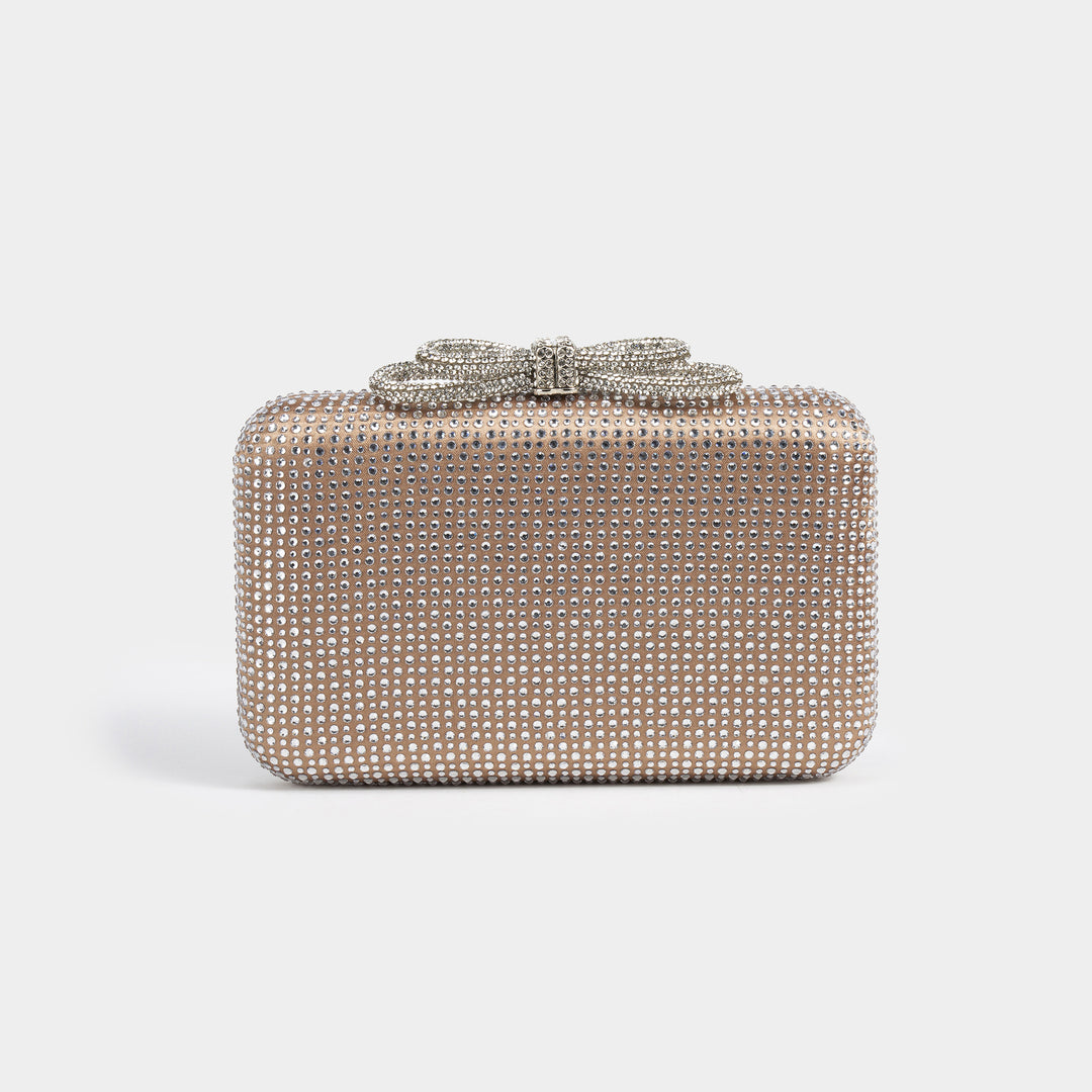 Elegante gesteppt Satin Abendhandtasche