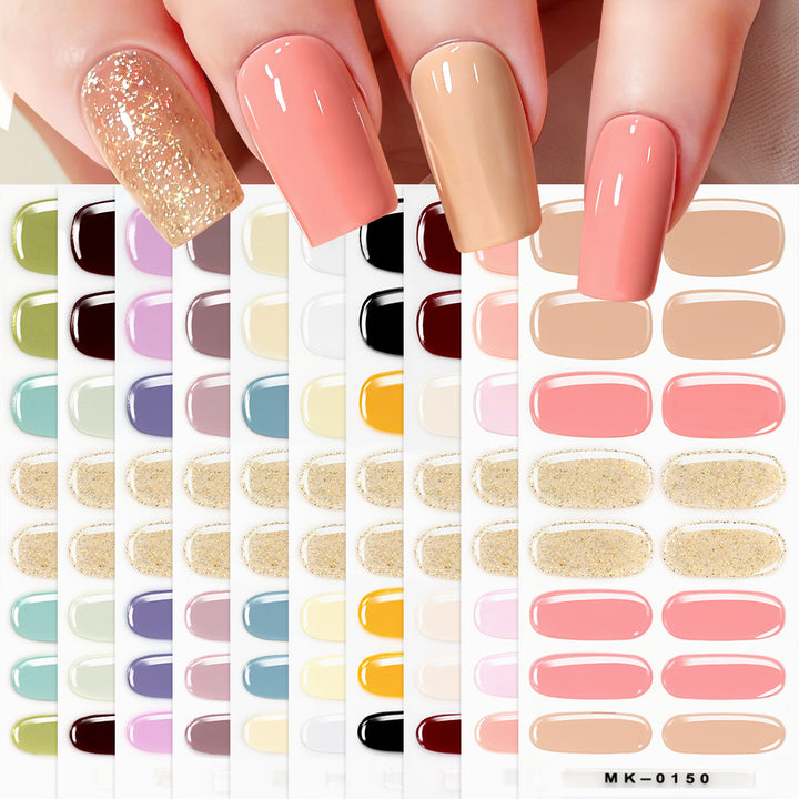 Premium Glänzende Gel-Nagelspitzen Set