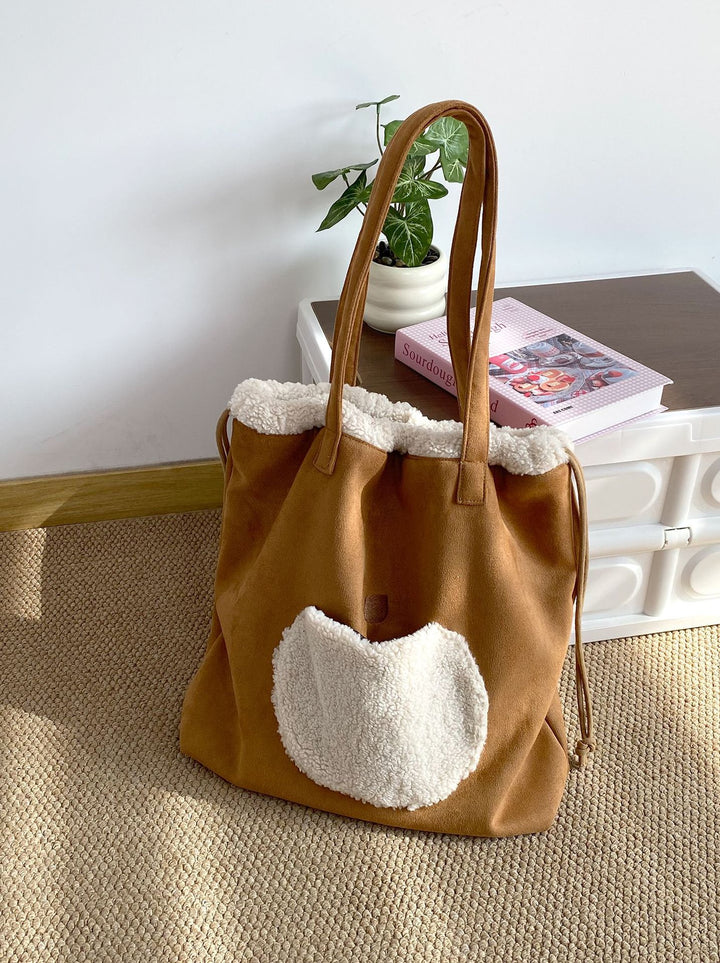 Gemütliche Plüsch-Tasche