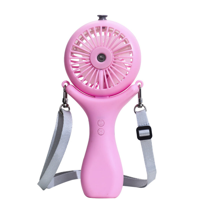 Damen Tragbarer USB Handventilator mit Sprühfunktion Karnz