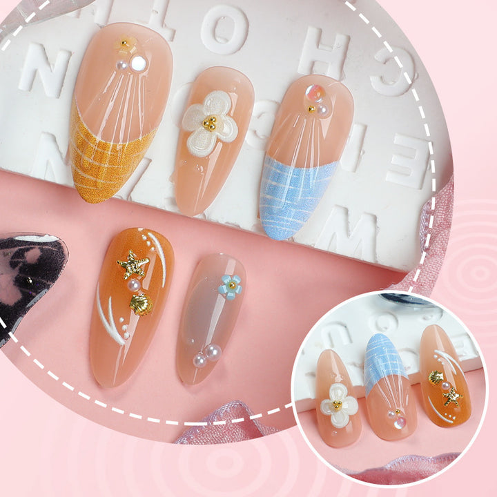 Kunstvolle Nagelspitzen-Set Karnz