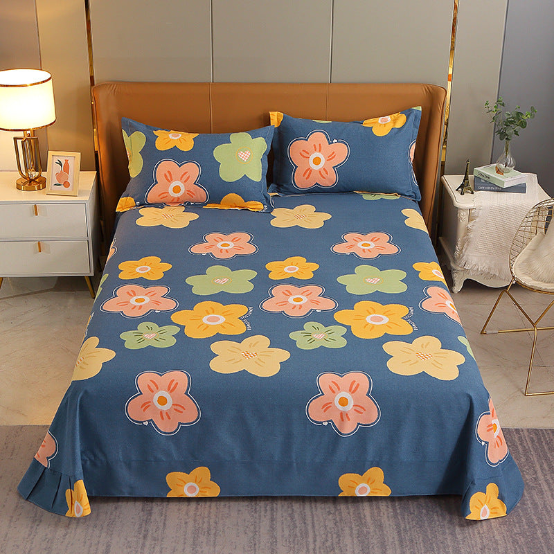 Blumenmuster Bettbezug Set
