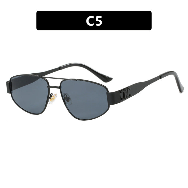 Damen Sportliche Sonnenbrille mit polarisierendem Gläser und elegantem Metallrahmen Karnz