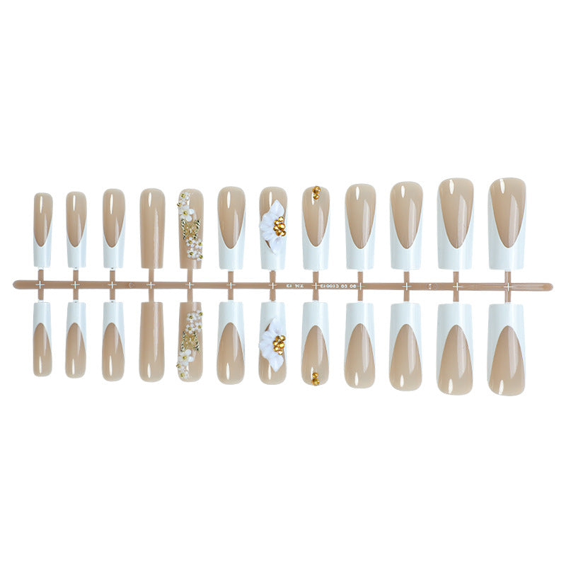 Elegantes Press-On Nagelset Karnz